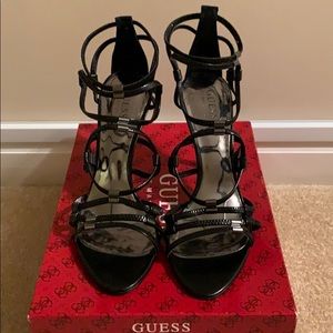 GUESS Gwnolana Black Heels
